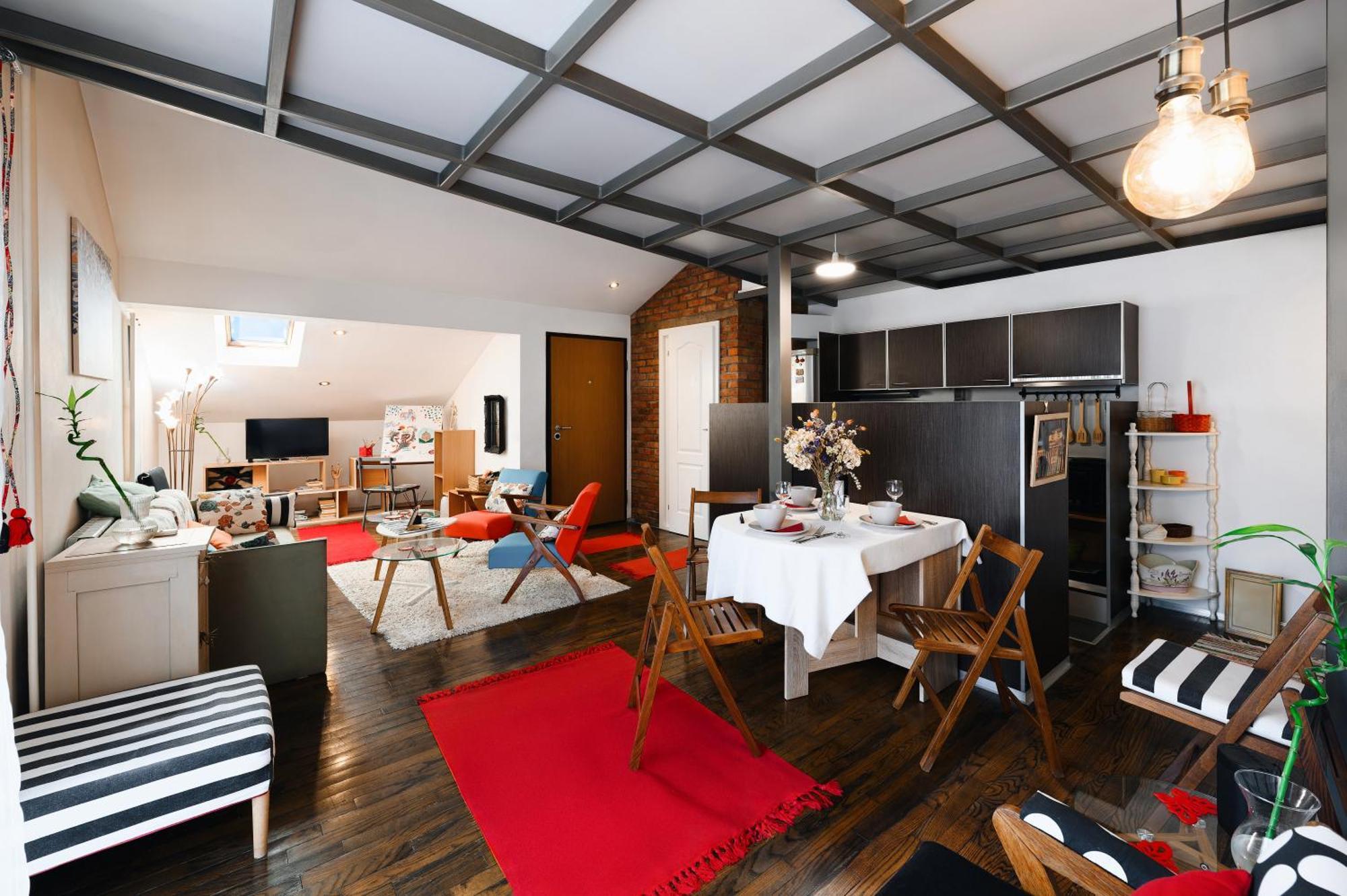 Family Penthouse Old Town Heart Renovated Appartement Belgrado Buitenkant foto